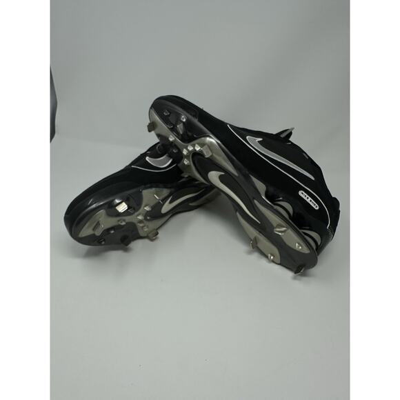 Size 15 Nike Shox Mens Monster Metal Black Baseball Cleat 311815-001 Vintage